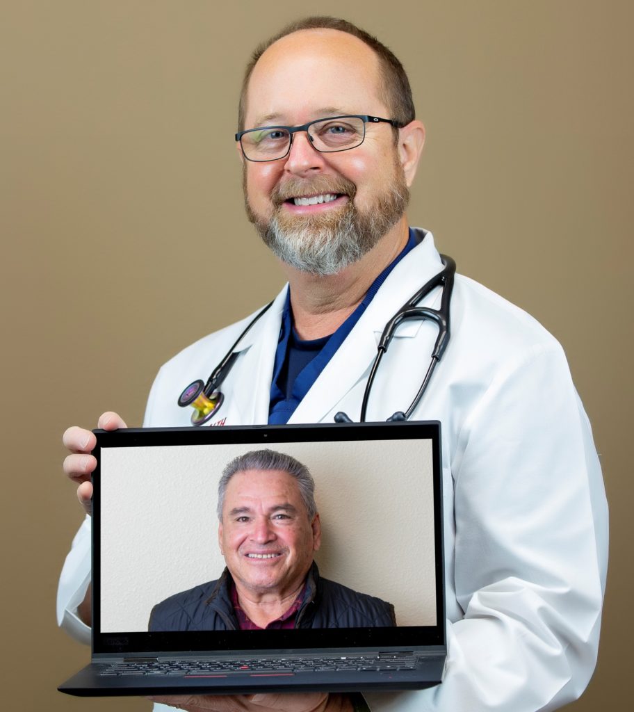 Talking to A doctor via Virtual Visit