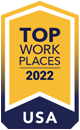 Top work places 2022 badge