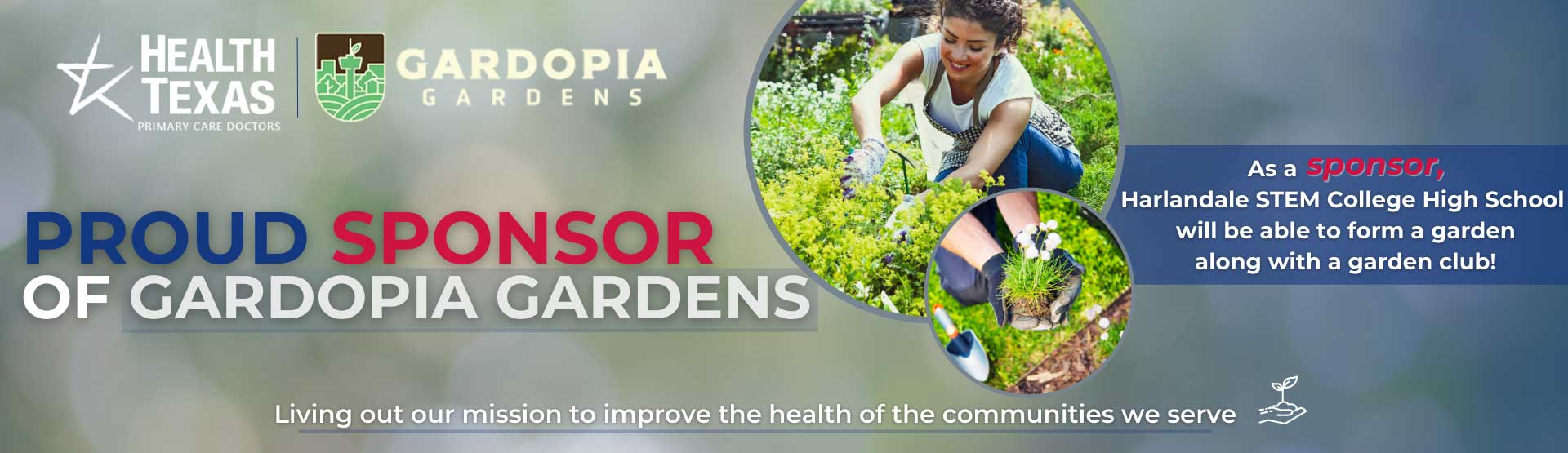 proud sponsor of Gardopia gardends