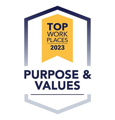 Top work places - Values & Purpose 2023