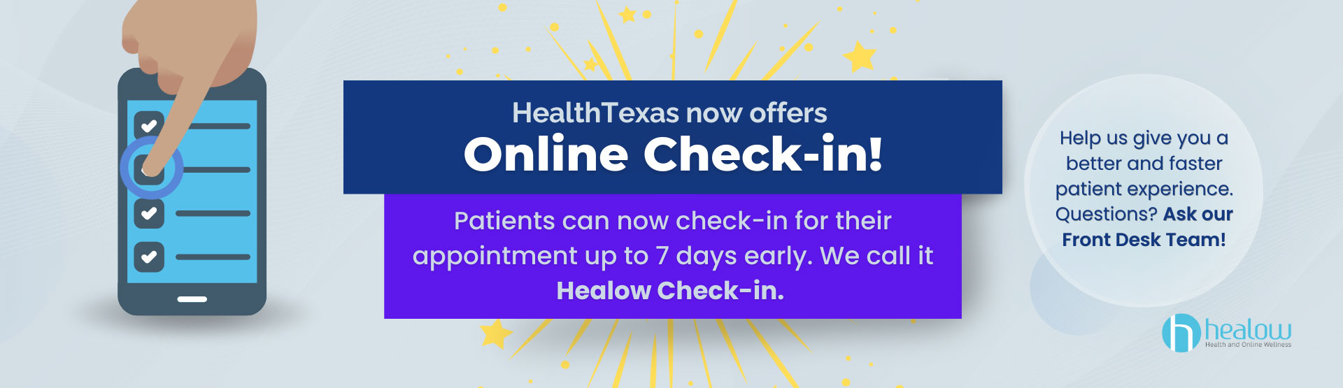 Healow Check In